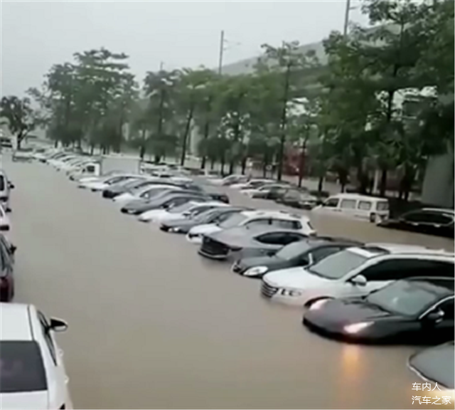 珠海暴雨,一大批车成"水淹车",bba和特斯拉model 3居多