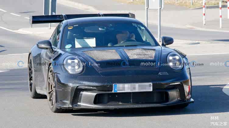 保时捷新911 gt3rs赛道测试曝光,或2022年亮相
