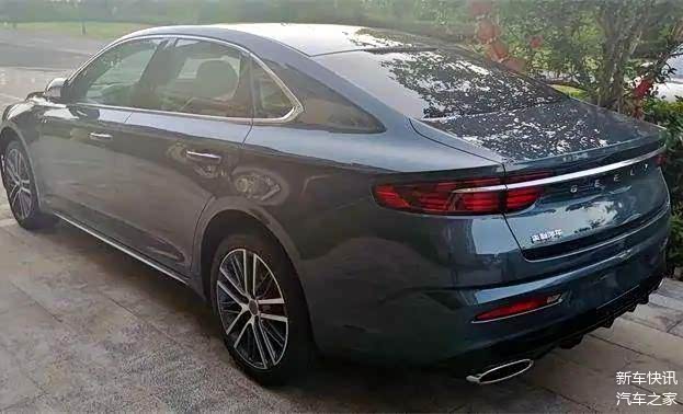 吉利preface实车现身街头颜值再次突破四季度上市