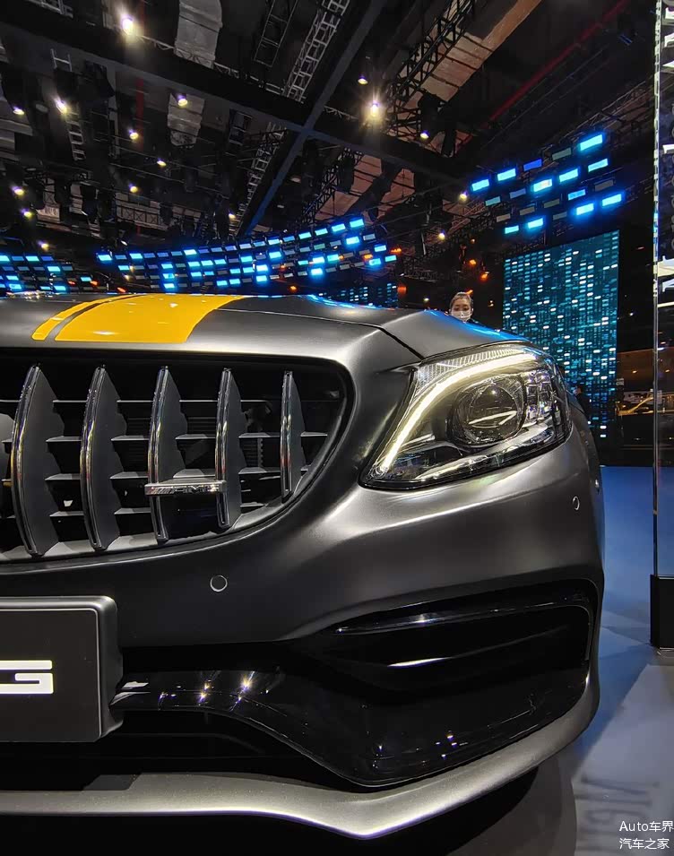 2021年上海车展奔驰amgc63终级版本实车亮相
