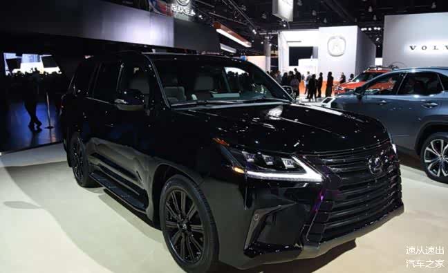 雷克萨斯lx570黑武士,强大气场无可撼动,黑色才真是王道