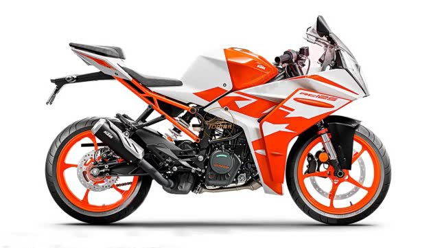 ktmrc125新款曝光油箱更大重量更轻配置全面升级