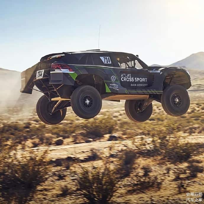 大众专为巴哈1000拉力赛准备的atlas 480马力