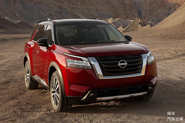 日产全新pathfinder官图发布 7座中大型suv新选择
