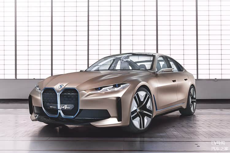 综合续航600公里 宝马i4概念车首发亮相