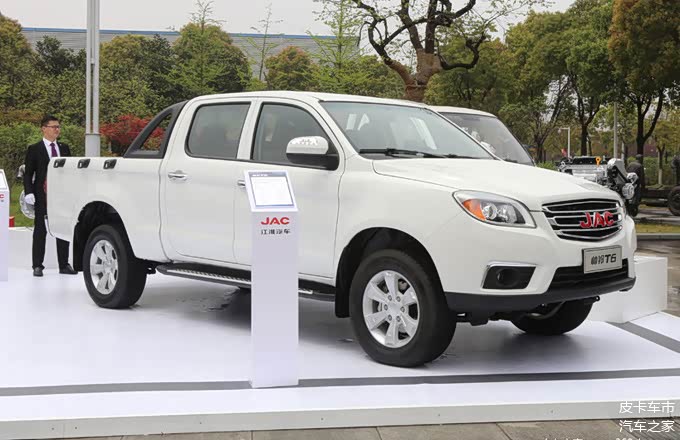 江淮帅铃t6柴油国六皮卡曝光搭20t动力11月上市