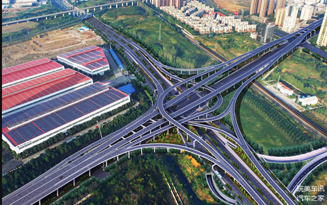 合肥繁华大道集贤路互通立交地面道路今放行