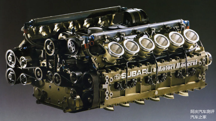 斯巴鲁12缸水平对置发动机