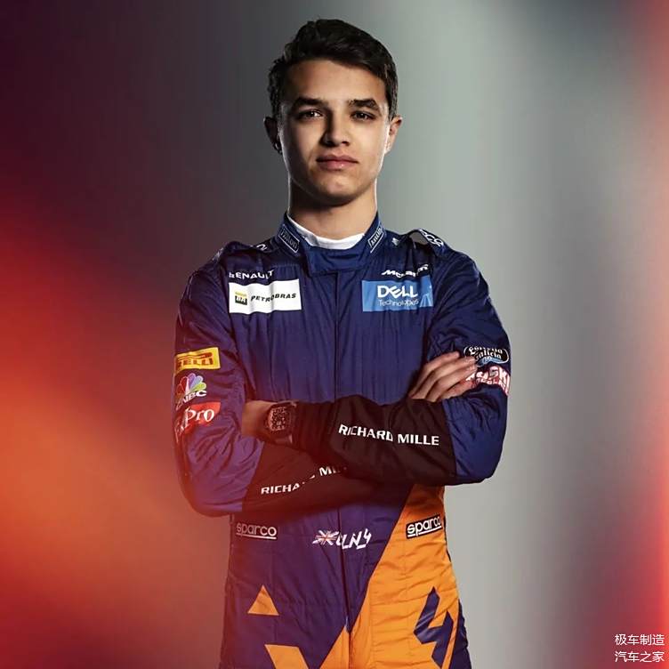 車手:lando norris(4號車)作為兩屆世界拉力錦標賽冠軍的兒子,塞恩斯