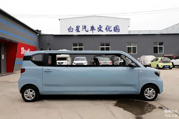 车长46米加长版五菱宏光miniev实车图曝光非官方车型