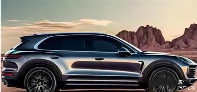 采用7座布局保时捷全新suv渲染图曝光