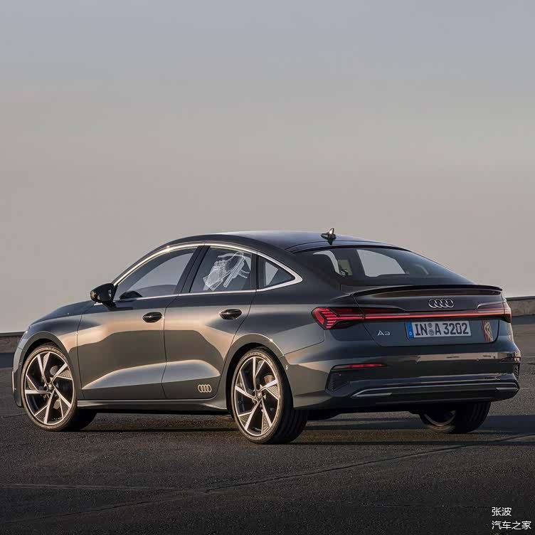 竞品对标奔驰cla 全新奥迪a3轿跑版渲染图