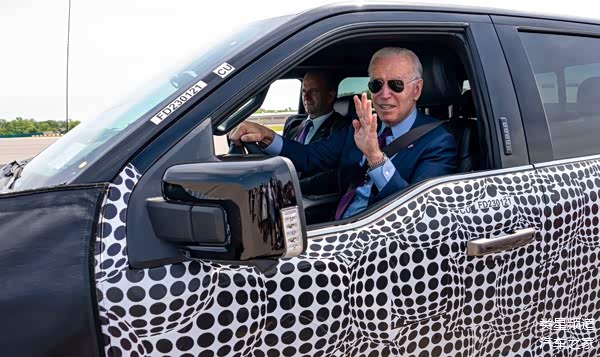 拜登试驾福特纯电 f150 后发表评价:_车家号_发现车生活_汽车之家