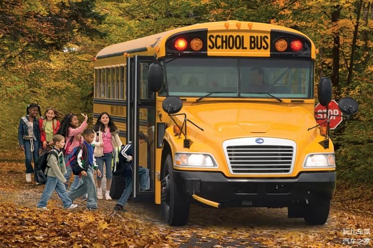 stop停车等候美国蓝鸟校车了解一下