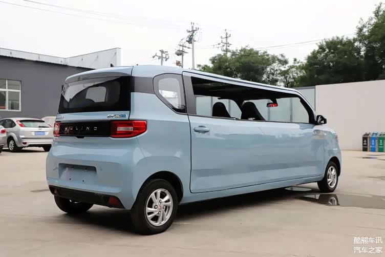 车长46米加长版五菱宏光miniev实车图曝光非官方车型