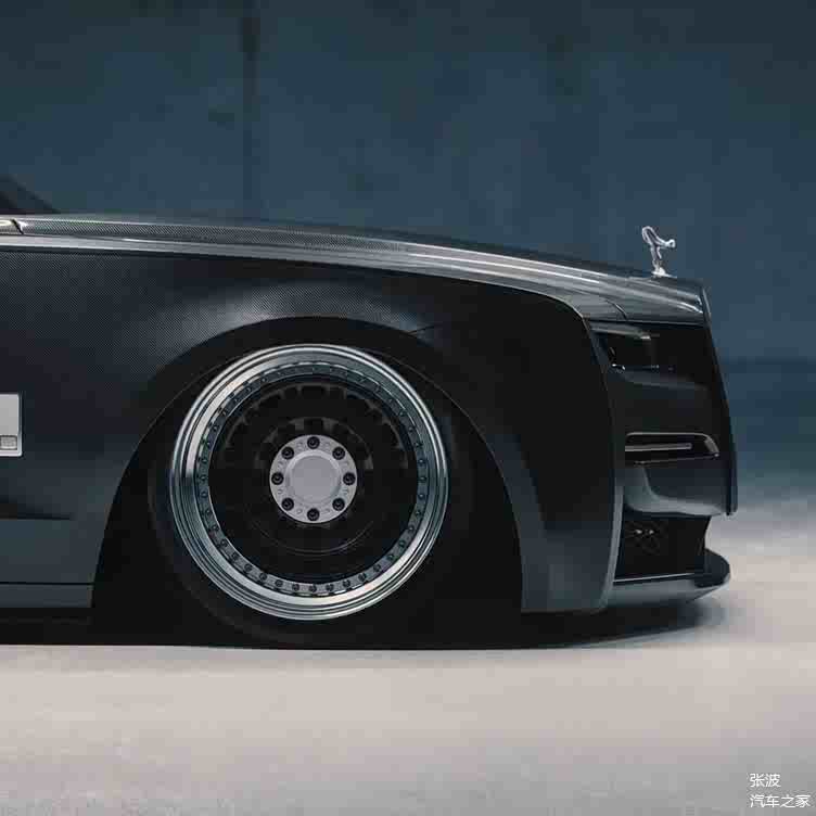 低趴的设计 运动感较强 劳斯莱斯古思特实车