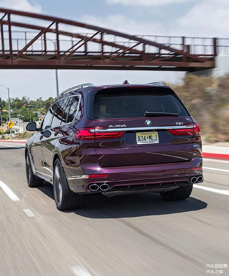 霸气的造型 奢华的运动气场 宝马alpina xb7 开着非常气派
