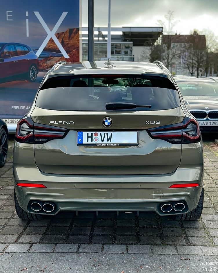 密条辐轮毂全新设计的空气动力套件宝马alpinaxd3实车