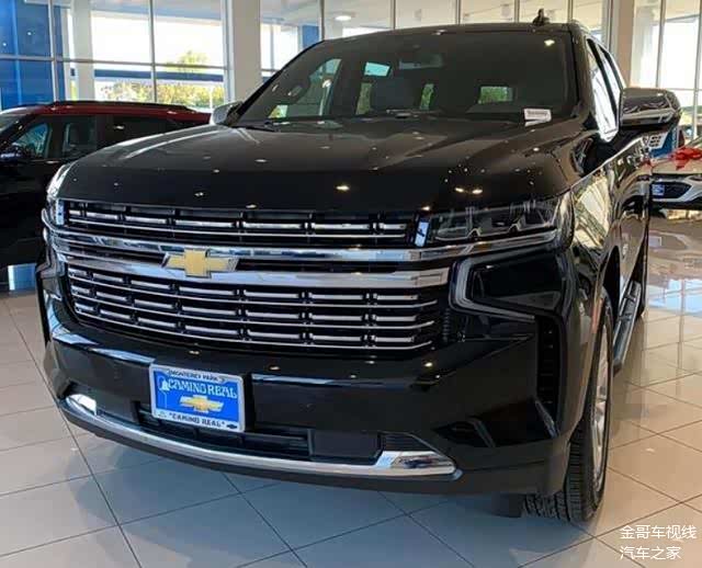 全新雪佛兰tahoe黑色实车造型如同黑武士