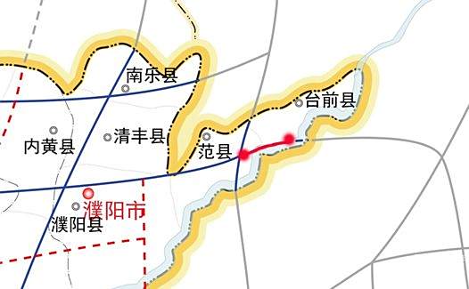 範縣段全長25公里,是聯繫我省和山東省的重要通道,原計劃2020年全線