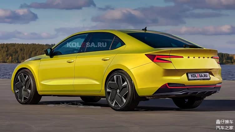 全新斯柯达速派假想图曝光或2023年中正式亮相