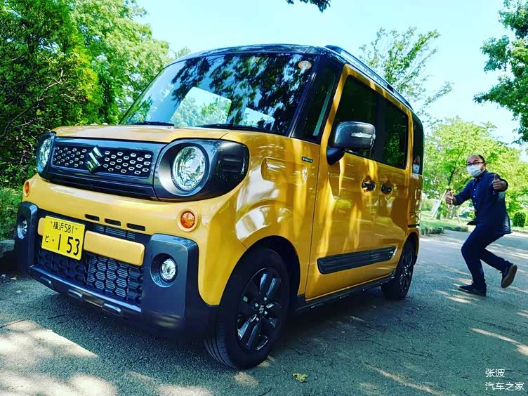 代步小车 采用侧滑门 感觉很呆萌 铃木spacia gear_车家号_发现车生活