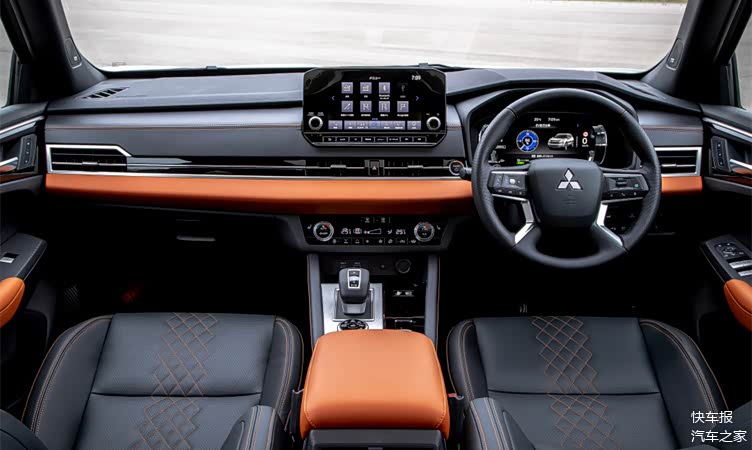 三菱全新欧蓝德phev内饰