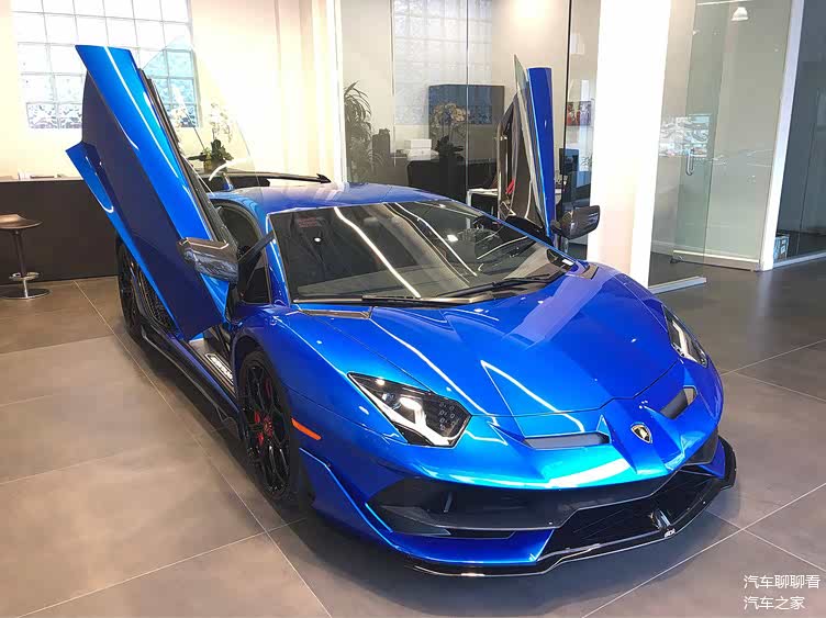 兰博基尼aventador svj海外实拍!
