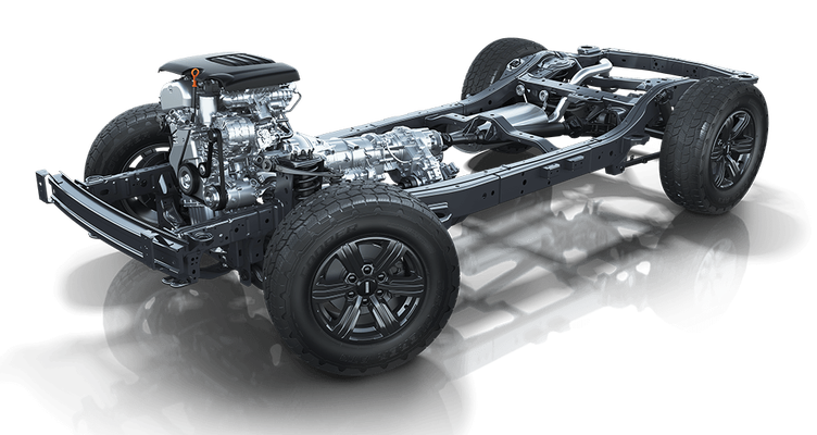 0t发动机,最大功率167kw,最大扭矩387n·m,传动系统为8速自动变速箱.