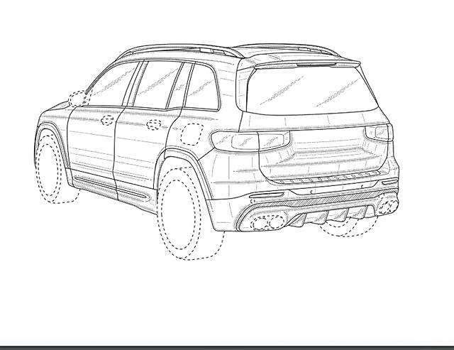 專利圖流出奔馳或將推出amgglb45車型