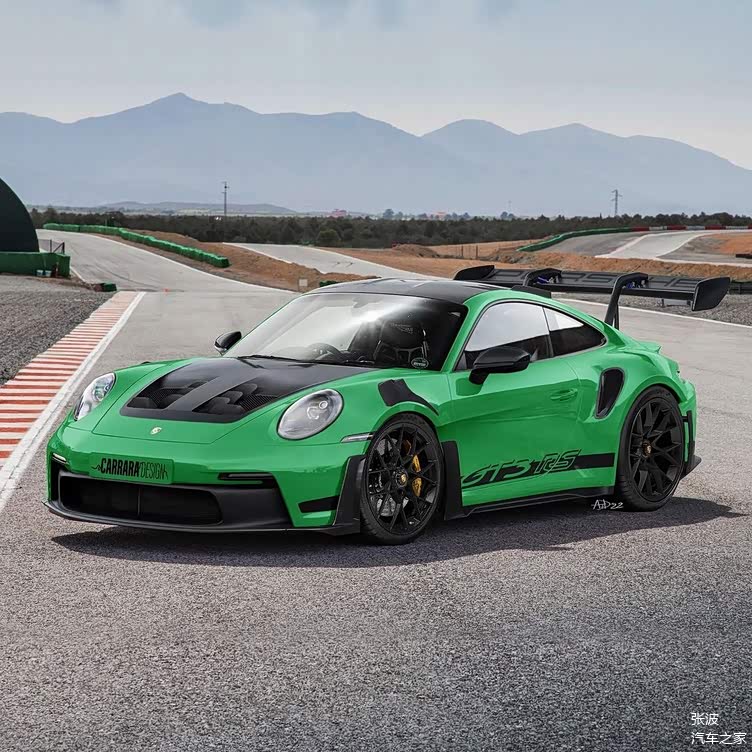定位亲民的赛道版超跑 全新保时捷911 gt3 rs假想图_车家号_发现车