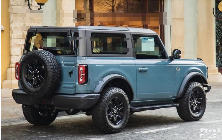 全新福特bronco三门版海外街拍越野能力更强通过性更强