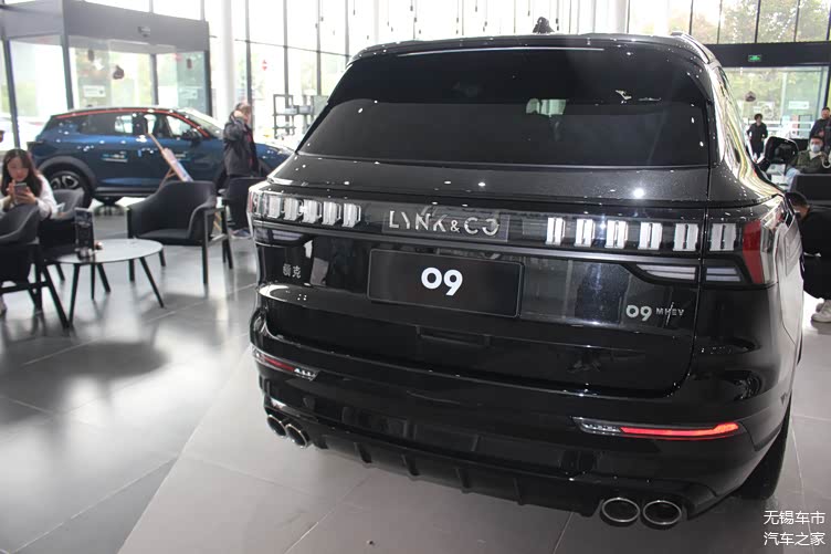 2021吉利领克09到店黑色涂装大气时尚空间表现理想配置完善