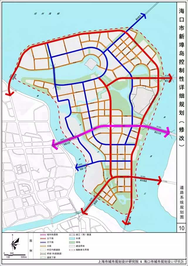 海口新埠岛海甸岛将修建多条过江隧道