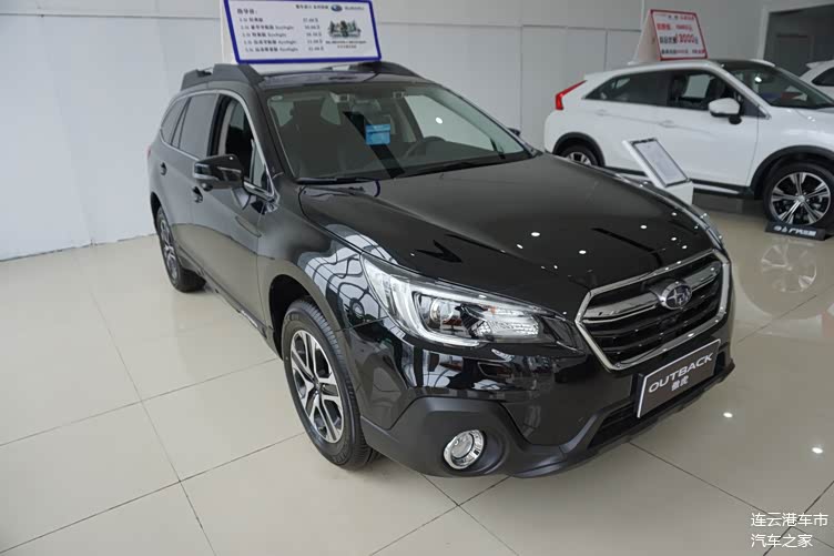 实拍2020款斯巴鲁傲虎珠光宝石黑很大气2708万起现车充足