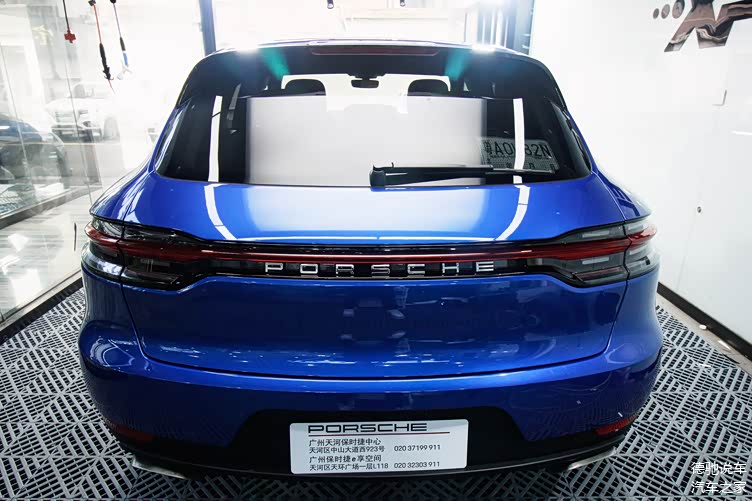 蓝宝石67保时捷macan选择xpelprotex隐形车衣透明膜