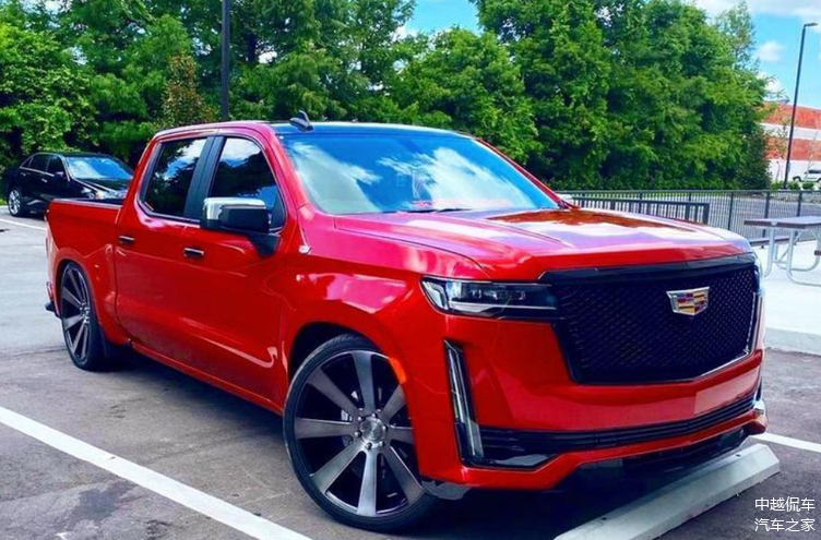 战斗风浓厚全新凯迪拉克凯雷德皮卡实车发展势头越来越猛