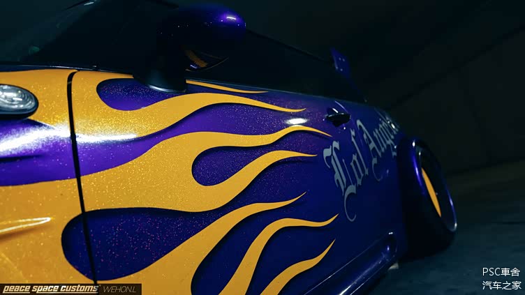 火焰涂装和剪刀门,被美国文化占据的英国车_车家号_发现车生活_汽车之