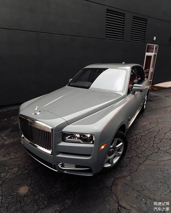 水泥灰颜色更显大气,劳斯莱斯库里南欣赏一_车家号_发现车生活_汽车之