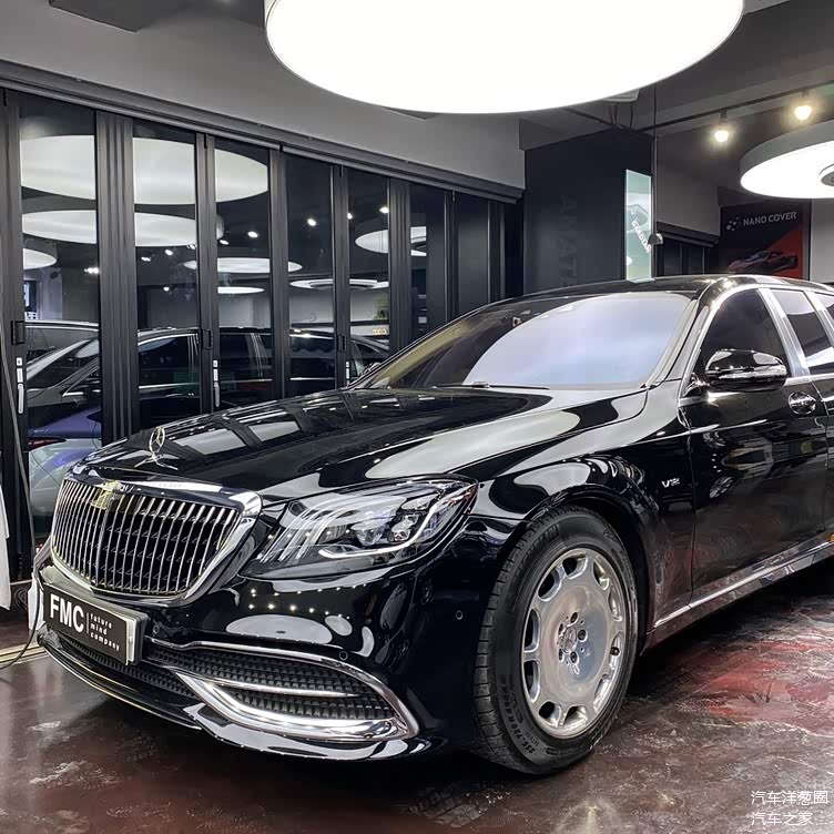 奔驰-迈巴赫s650 pullman v12实车 霸气侧漏的气场!