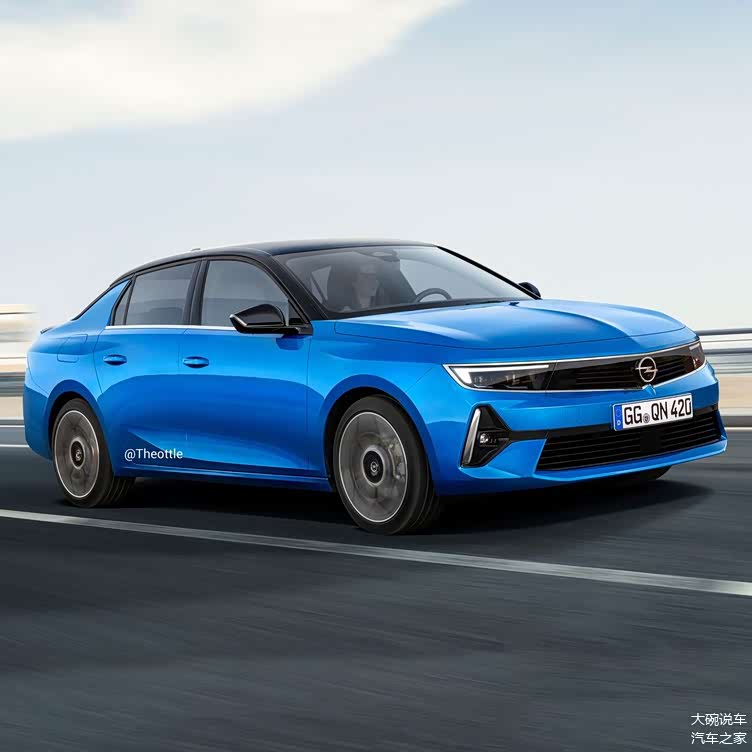 全新欧宝omega渲染图 竞品为标致508 运动又前卫的造型_车家号_发现车
