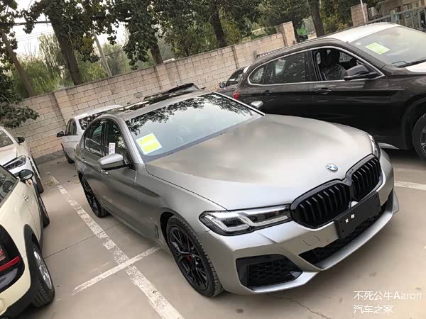 磨砂暗夜银色的中期改款宝马5系540i实_车家号_发现车生活_汽车之家