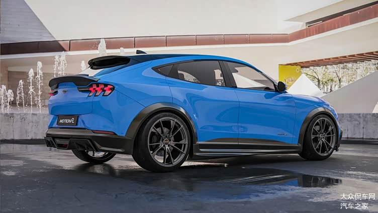 改就改到极致,福特野马mach-e加装宽体套件