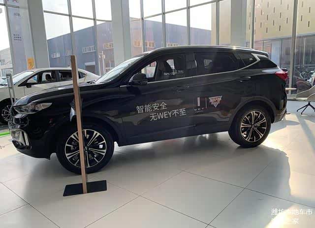 实拍2021款长城wey vv6!黑色涂装气场足,227马力配2.0t 四驱