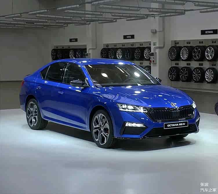 运动的设计 全新斯柯达明锐rs iv三厢版实车