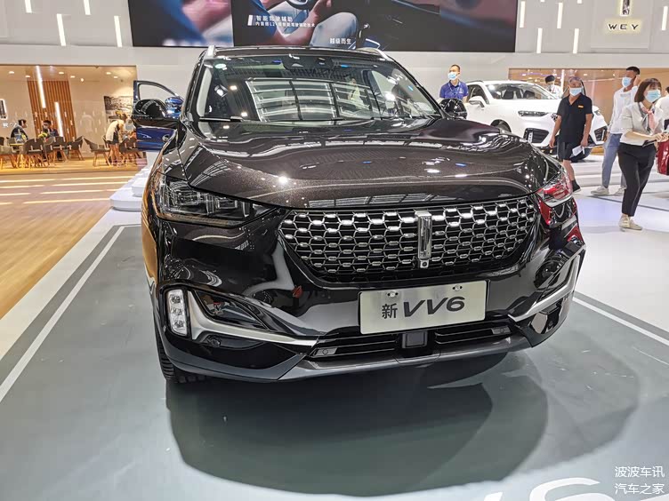 新款wey vv6正式亮相粤港澳大湾区车展,外观没有大的变化