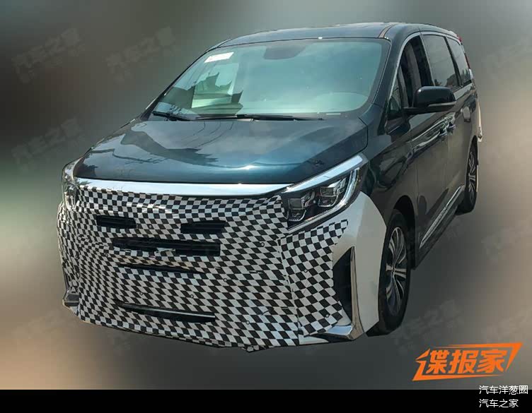 新款传祺gm8谍照传祺gm8领航版设计图从新车谍照上看,车辆在前脸和后