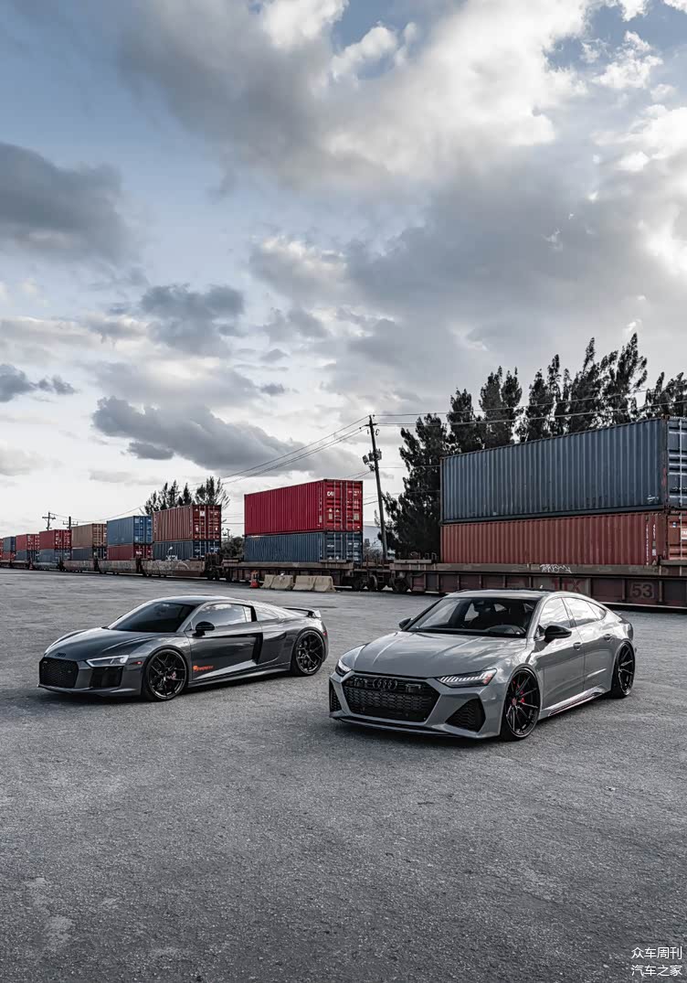 奥迪双煞齐亮相奥迪r8vsrs7让你挑一台你会选谁