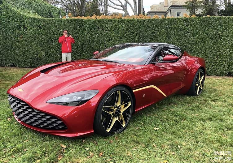 阿斯顿马丁dbsgtzagato海外实车实拍照外形十分优雅大气