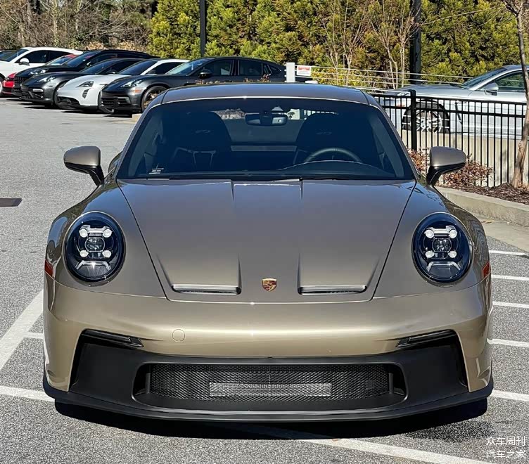 香槟金保时捷911gt3第一次看到这个配色